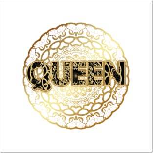 Golden Queen with amazing black touche (high quality) Posters and Art